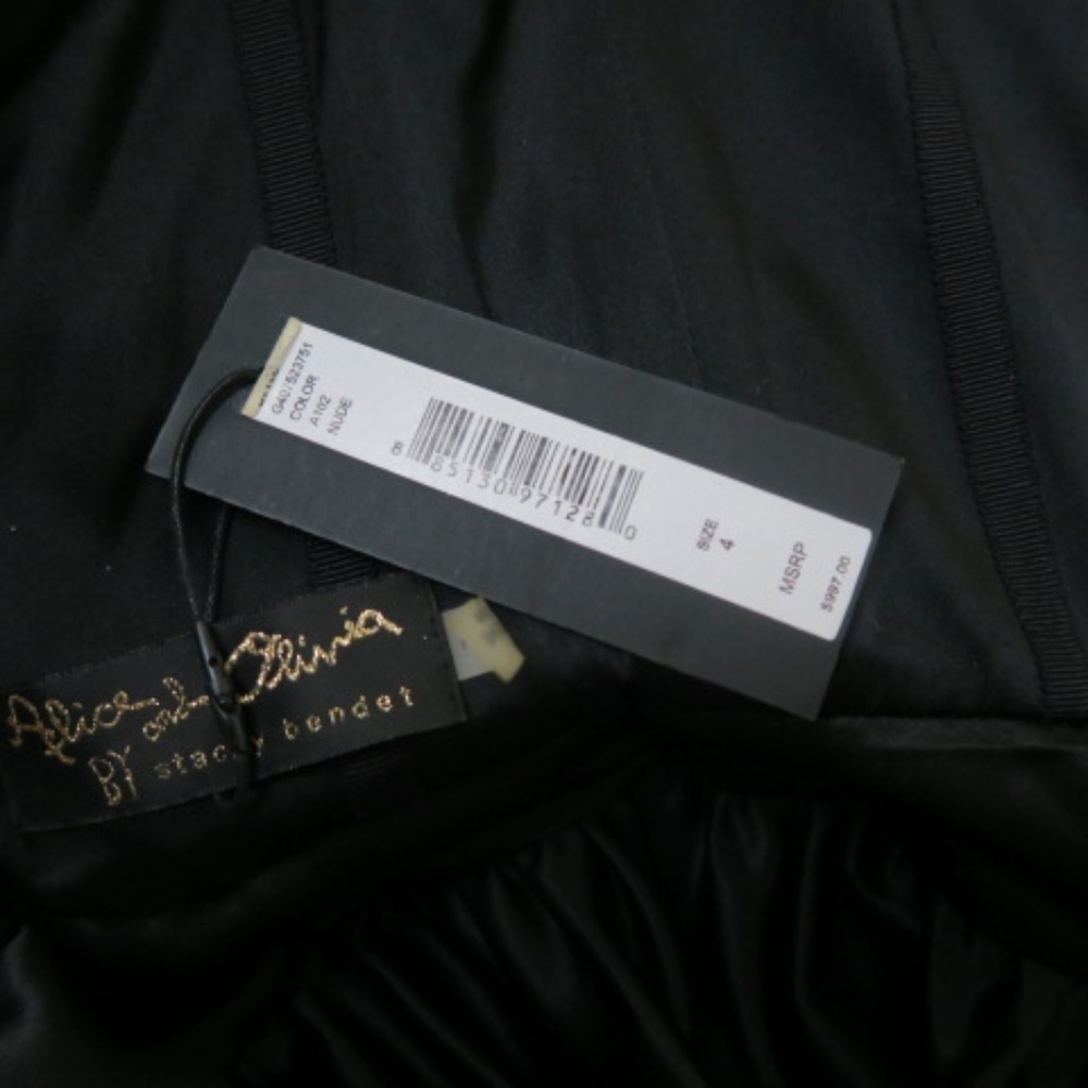 Alice + Olivia Tulle Midi Tulle Gown sz 4 - Picture 5 of 5